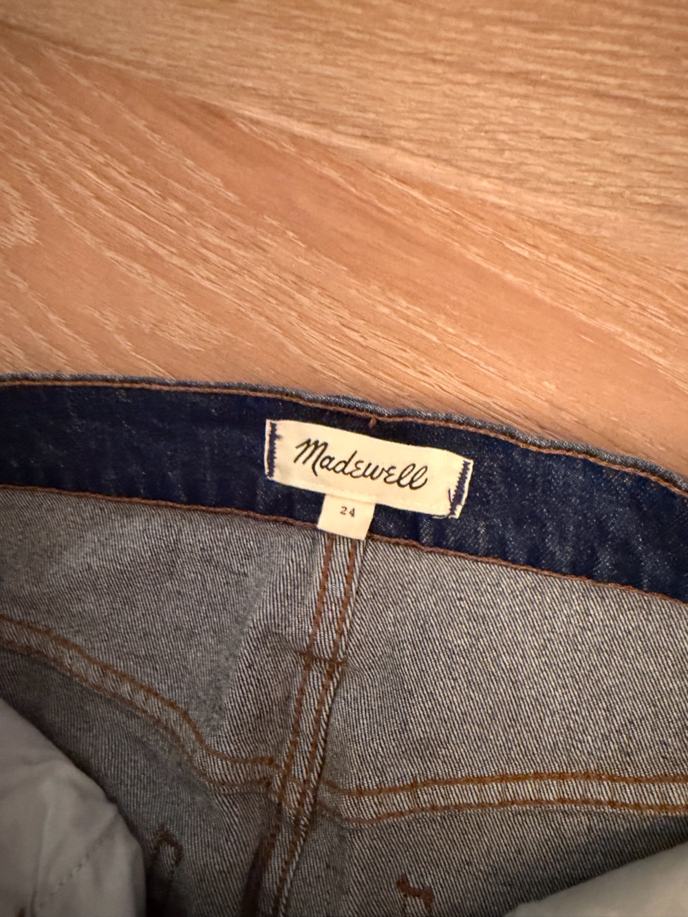 Madewell Blue Button-Front Denim Mini Skirt - Picture 7 of 7